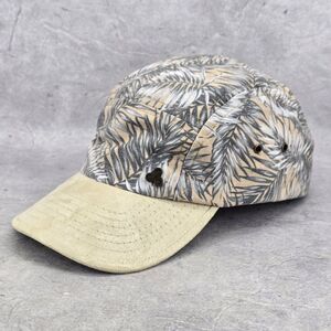 Gypsy & Lolo 5 Panel Hat Art Love Nature Strapback Beige Suede Bill One Size Cap